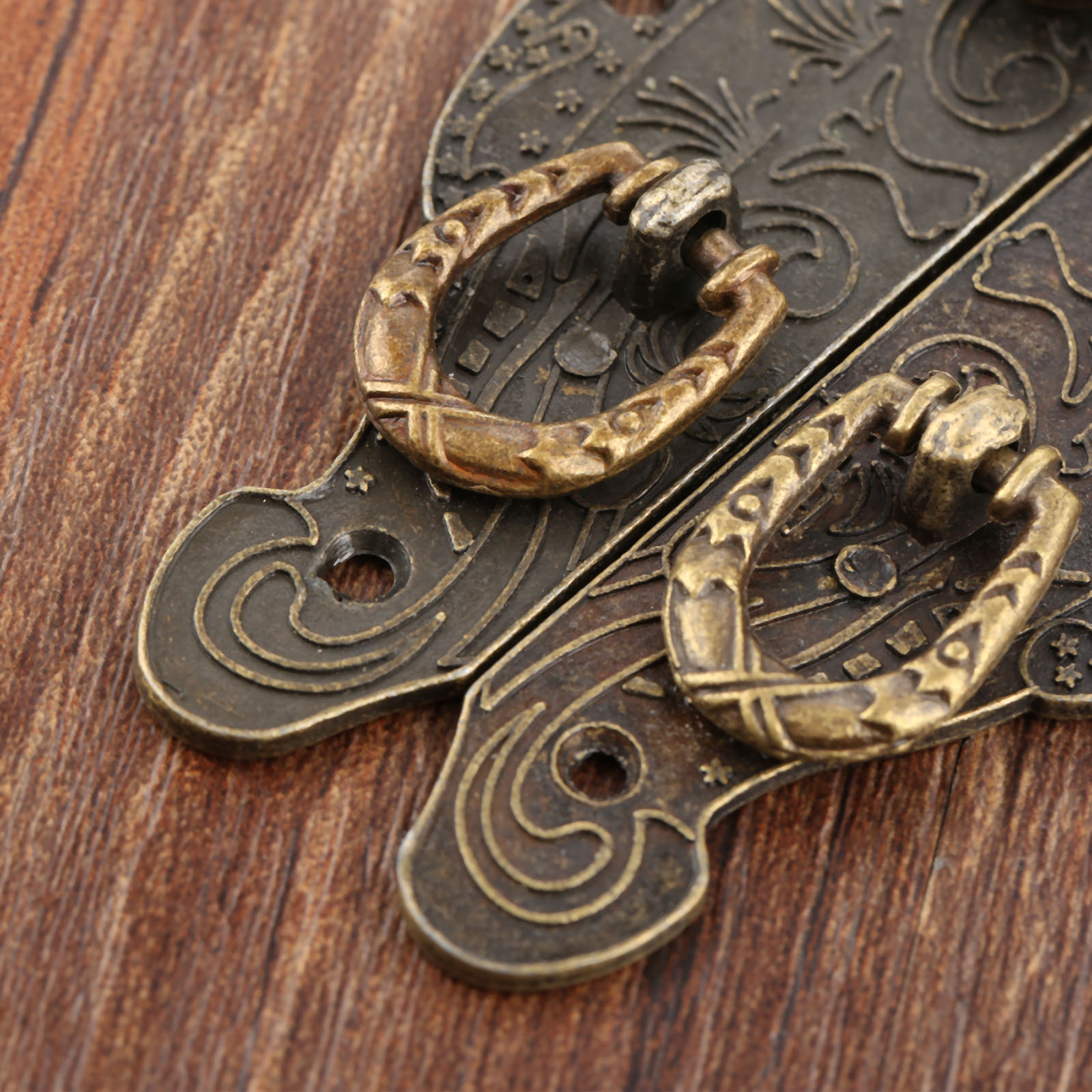 Furniture Hardware Manufacturer - 1PC Antique Box Latch Hasp Vintage