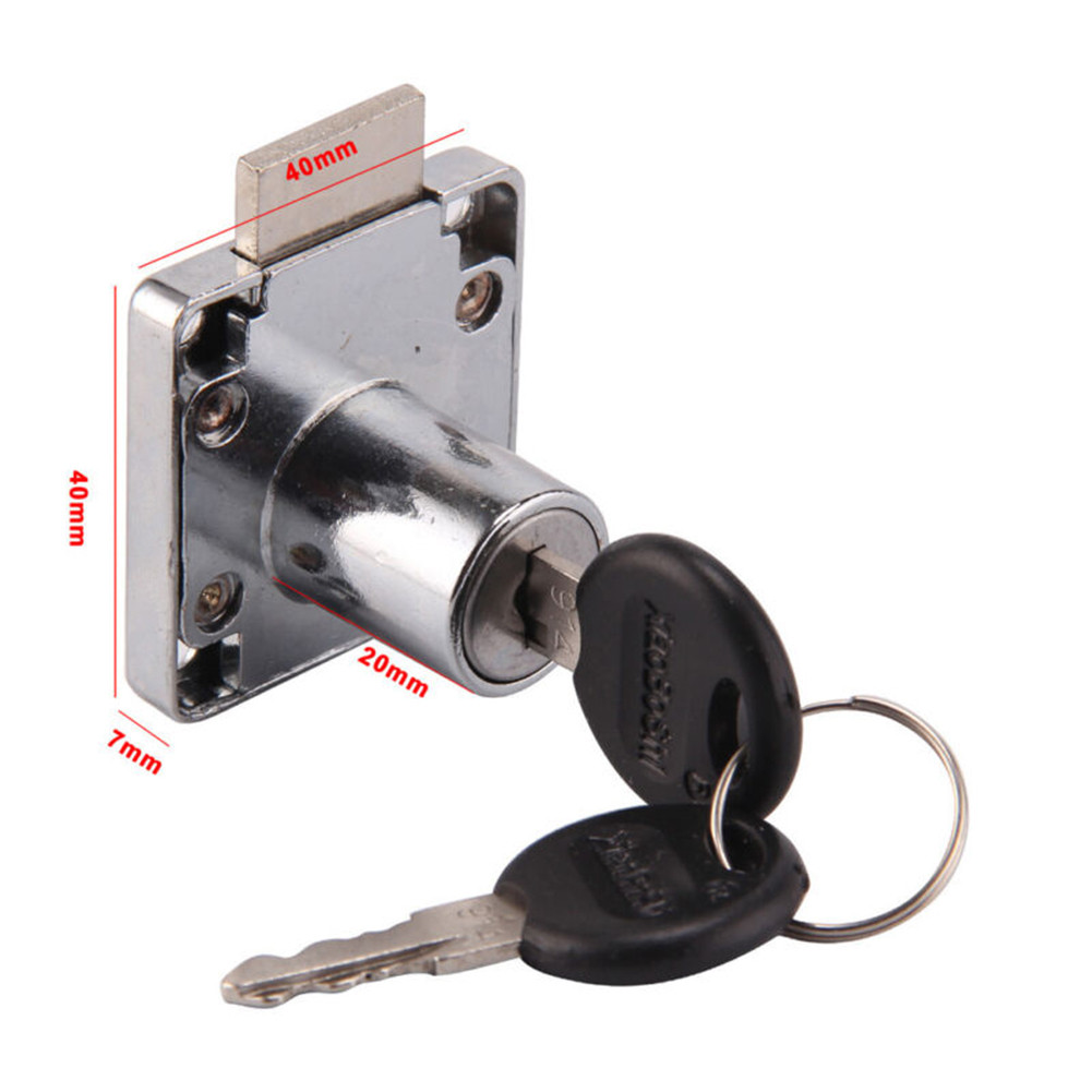Brand Hardware Furniture - 2pcs Locks Cabinet Lock 4Keys Cabinet