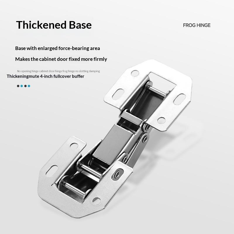 Furniture And Hardware Supplies - 2Pcs Stainless Concealed Kitchen Cabinet Hinges