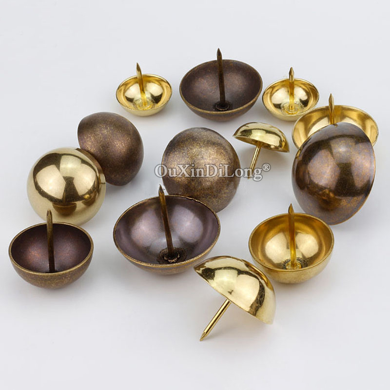 Furniture Upholstery Hardware - Retro Vintage 10PCS Antique Brass Decorative