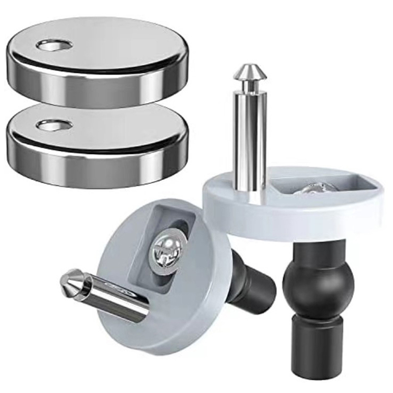 Furniture Hardware Replacement Parts - 2Pcs Toilet Seat Hinges Top Fix