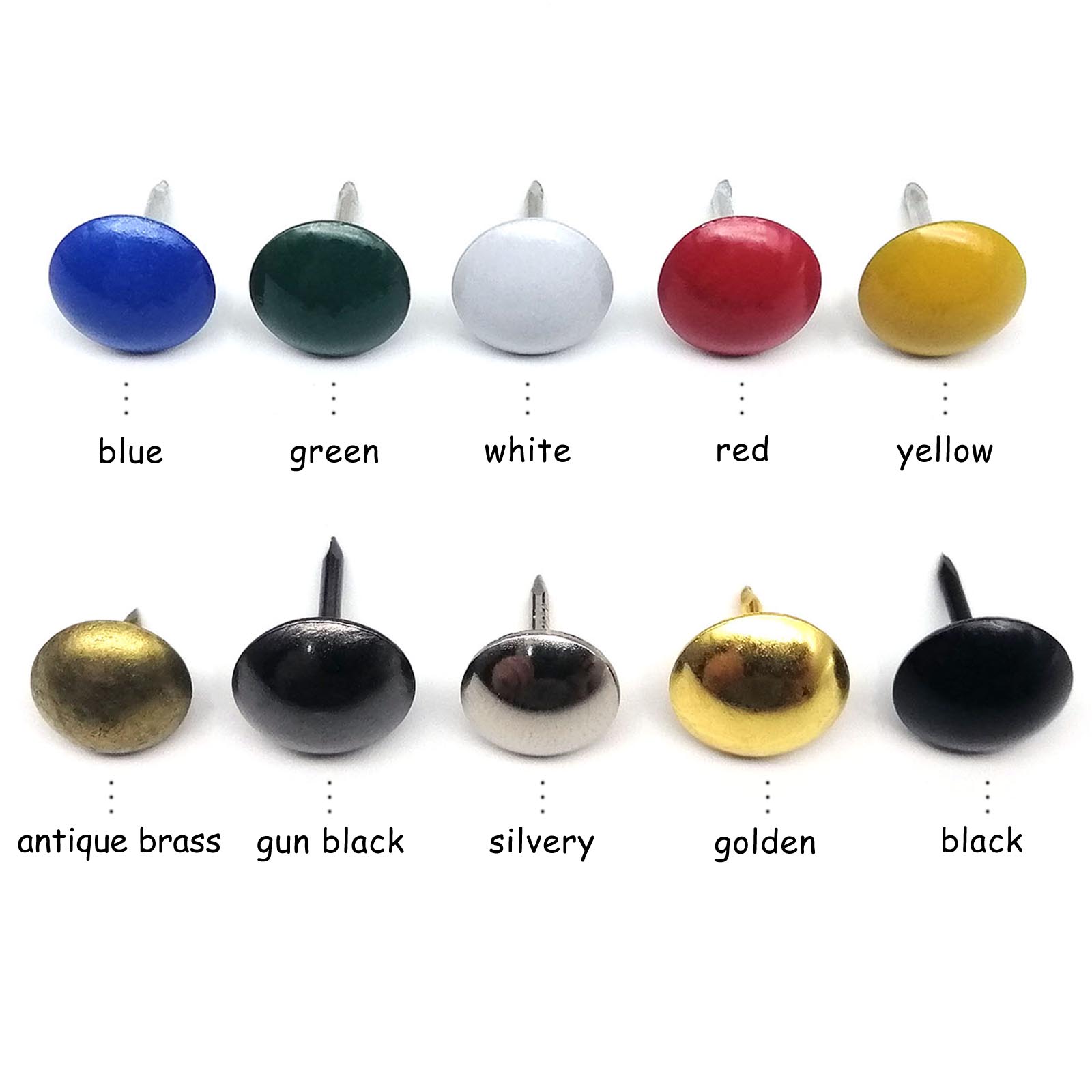 Furniture Upholstery Hardware - 50pcs Colorful Upholstery Nail Jewelry Gift