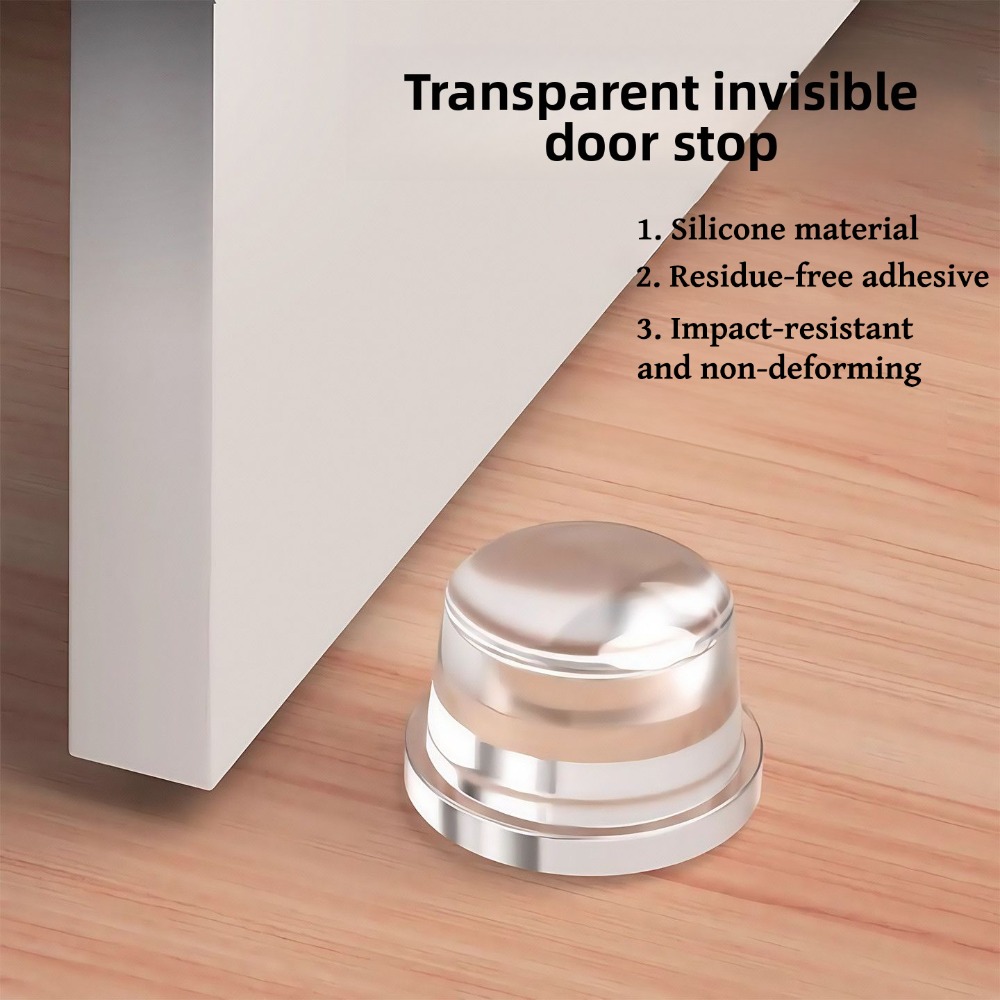 Furniture Hardware Accessories - Silicone Door Stopper Wall Protector Bedroom