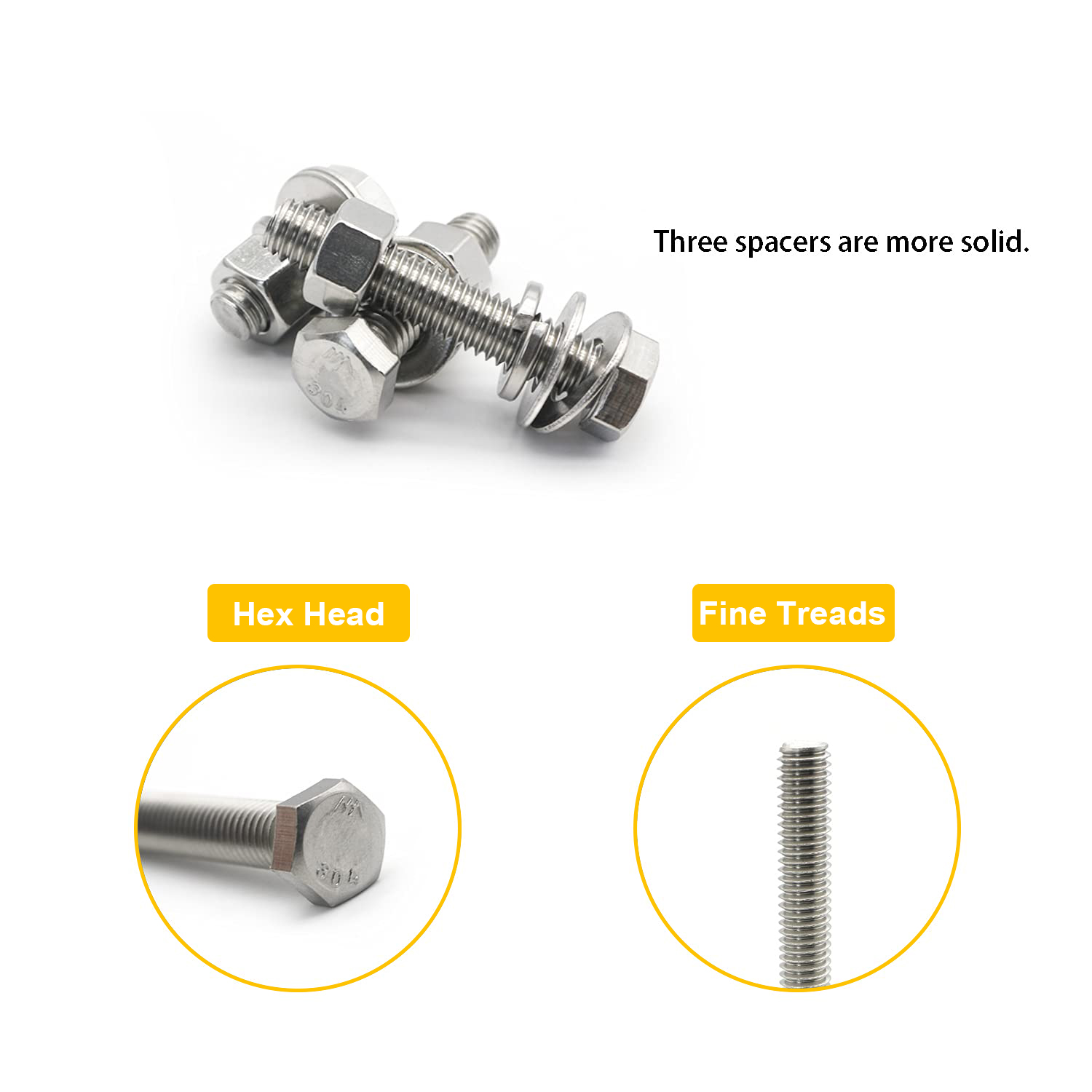 VKKM 48Pcs M10 Hex Head Bolts  - đánh giá và giá Restoration Hardware Furniture Outdoor