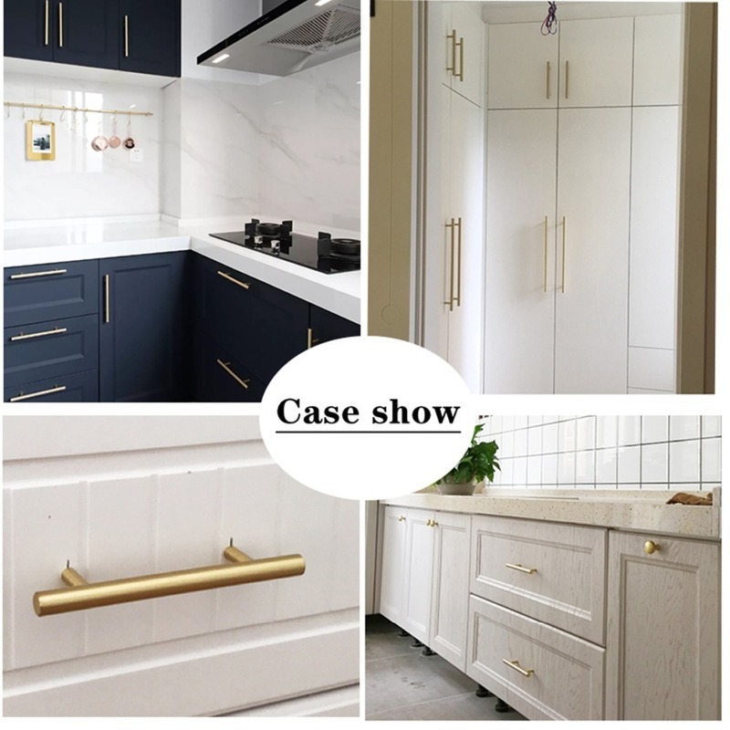 Hiện Đại Vàng Chải Thẳng Tủ Ta - đánh giá và giá Furniture Hardware Restoration
