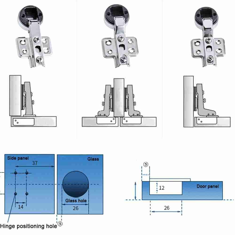 2PCS Interior No Hole Hardware - đánh giá và giá Furniture And Hardware Supplies