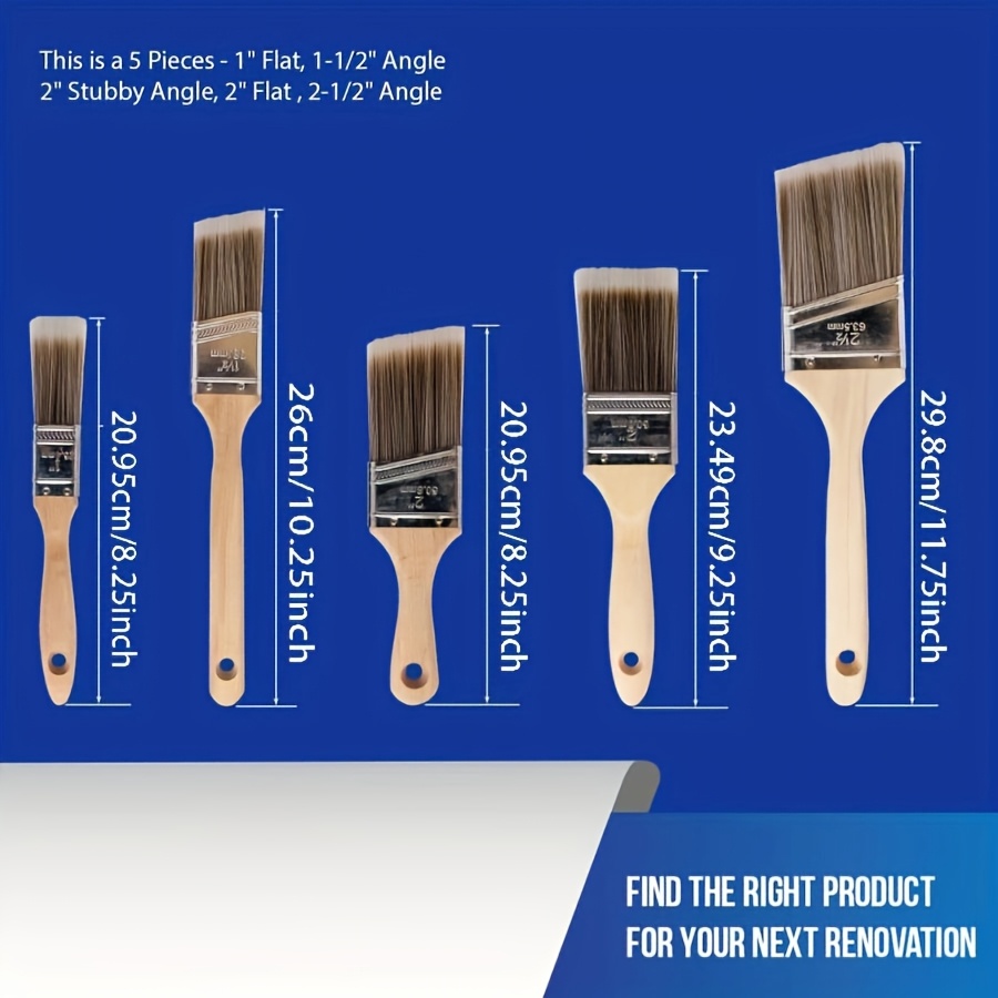 5Pcs High Quality Paint Brush  - đánh giá và giá Furniture Hardware Manufacturer