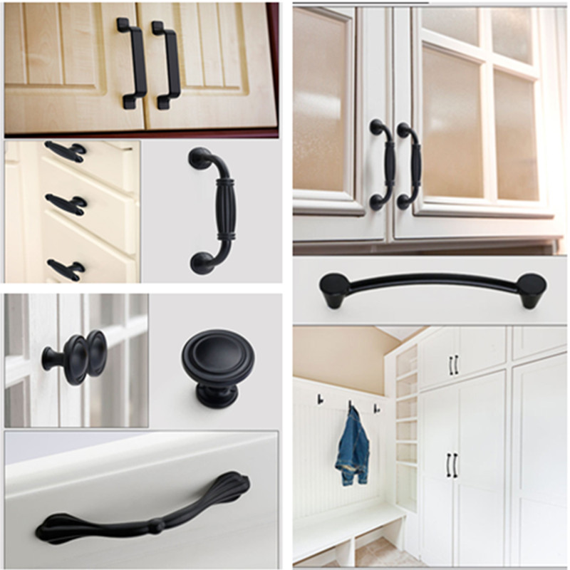 Tay Cầm Màu Đen Cho Đồ Nội Thấ - đánh giá và giá Furniture Hardware Restoration