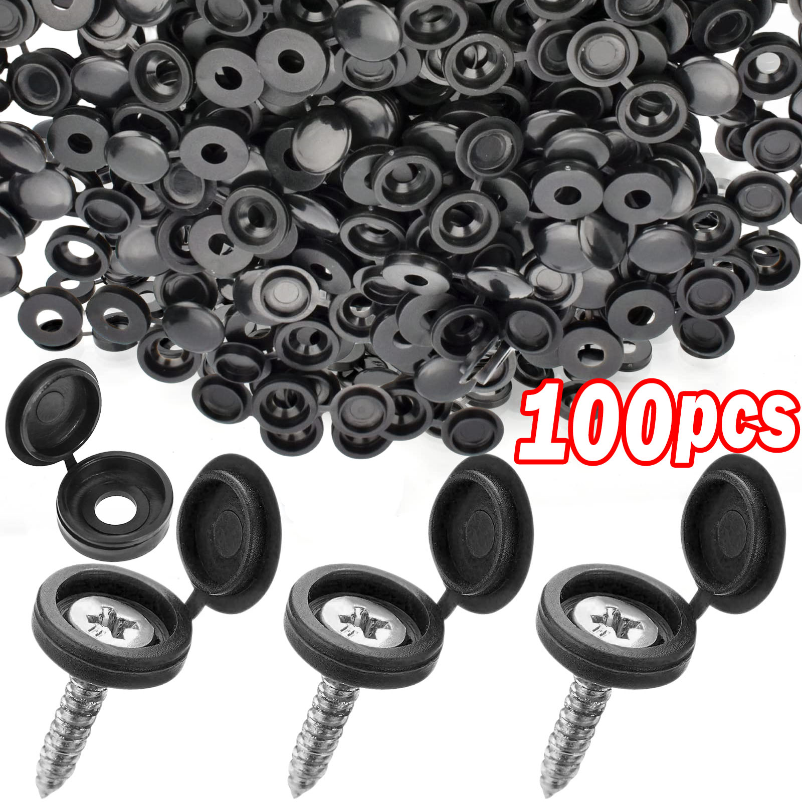 5/100PCS Hinged Plastic Screw  - đánh giá và giá Furniture Hardware Replacement Parts