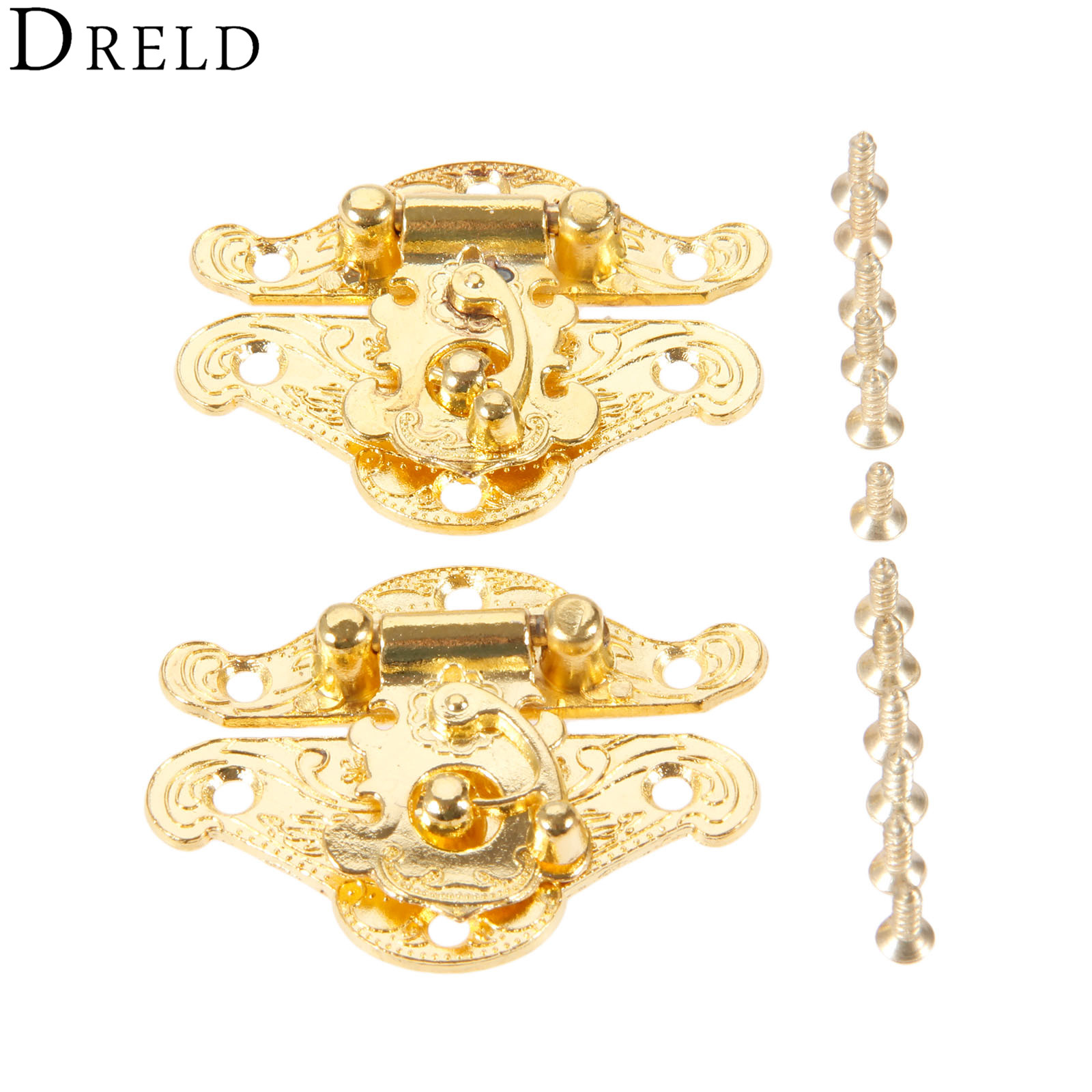 DRELD 2 Chiếc Cổ Vàng Hộp Chốt - đánh giá và giá Furniture Hardware Manufacturer