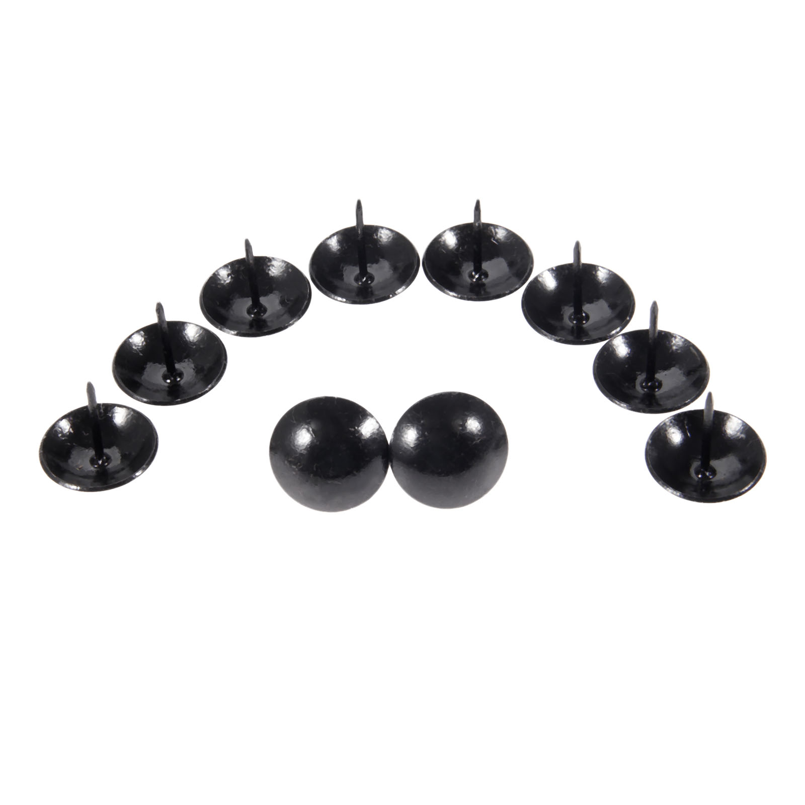 DRELD 10 Chiếc 25Mm Cổ Đen Bọc - đánh giá và giá Furniture Upholstery Hardware