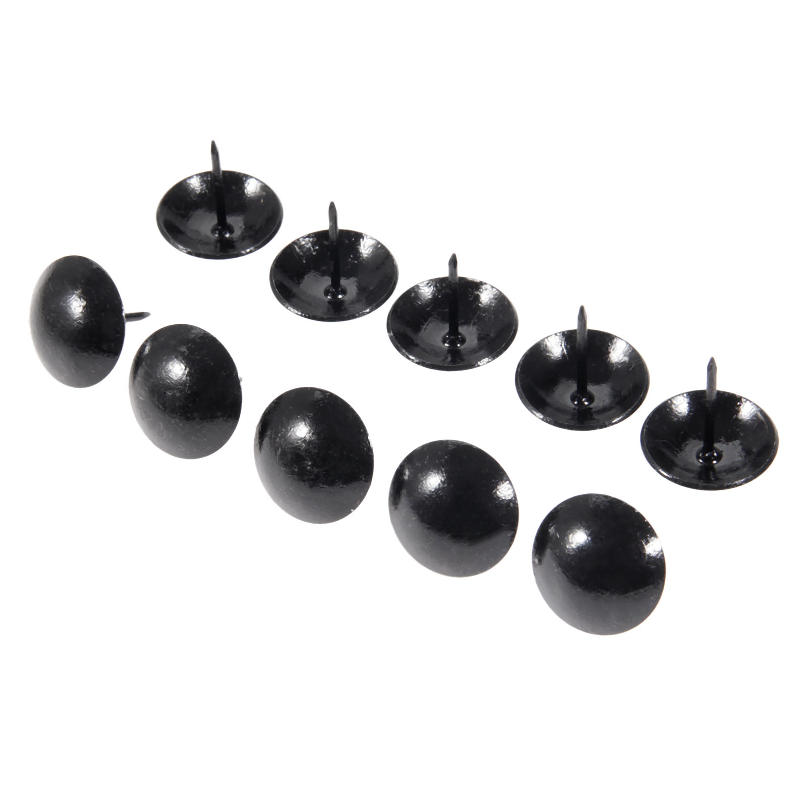 DRELD 10 Chiếc 25Mm Cổ Đen Bọc - đánh giá và giá Furniture Upholstery Hardware