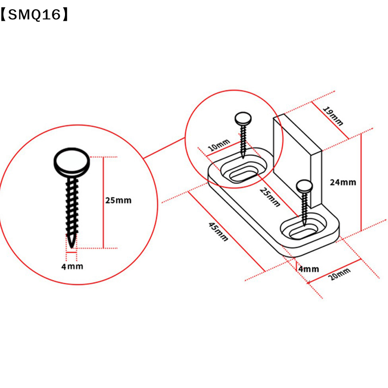 2pcs Sliding  Floor Guide Adju - đánh giá và giá Furniture Hardware Accessories