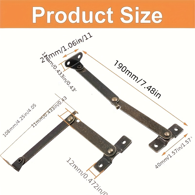 2-Pack Antique Bronze Folding  - đánh giá và giá Furniture Hardware Replacement Parts