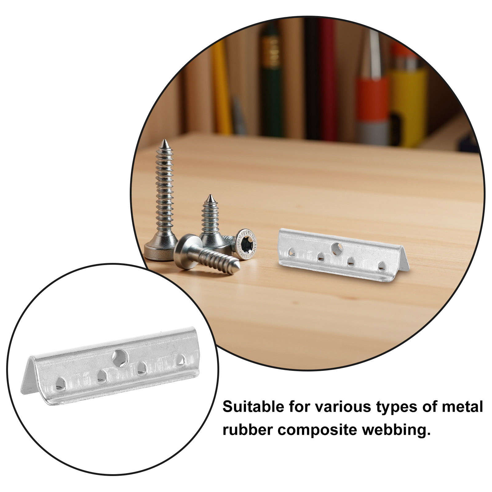 20Pcs Metal End Clips Rubber W - đánh giá và giá Furniture Upholstery Hardware