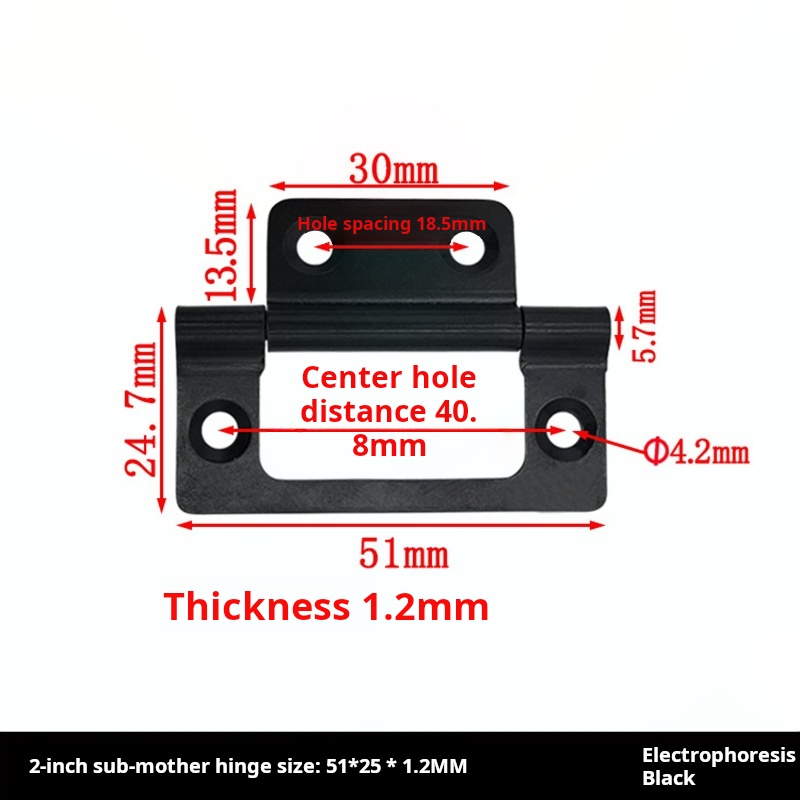1PCS 2-inch Mother child Hinge - đánh giá và giá Furniture Hardware Photos