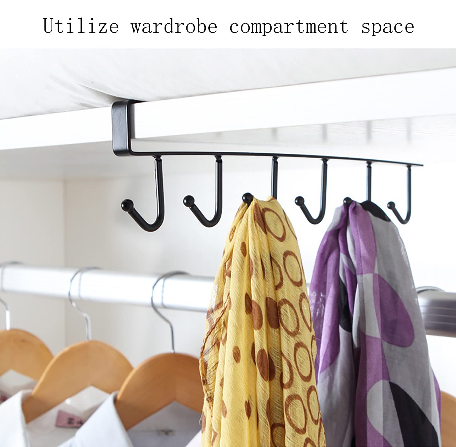 1/2/3PC 6 Hooks Kitchen Cabine - đánh giá và giá Furniture Hardware Accessories