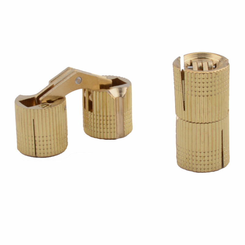 2pcs Copper Barrel Hinges Cyli - đánh giá và giá Furniture Hardware Brass