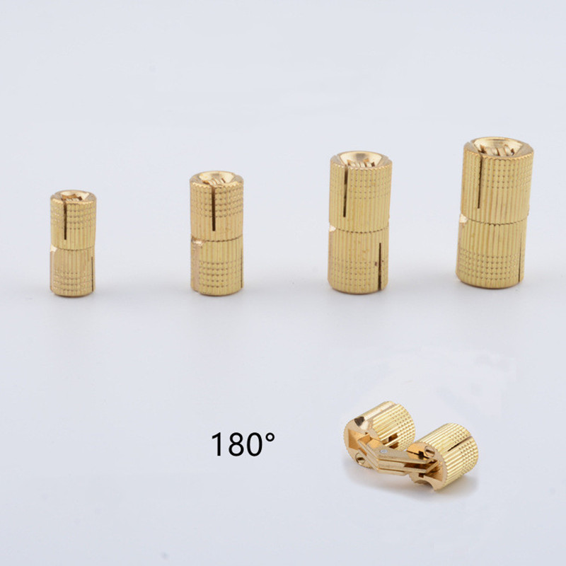 2pcs Copper Barrel Hinges Cyli - đánh giá và giá Furniture Hardware Brass