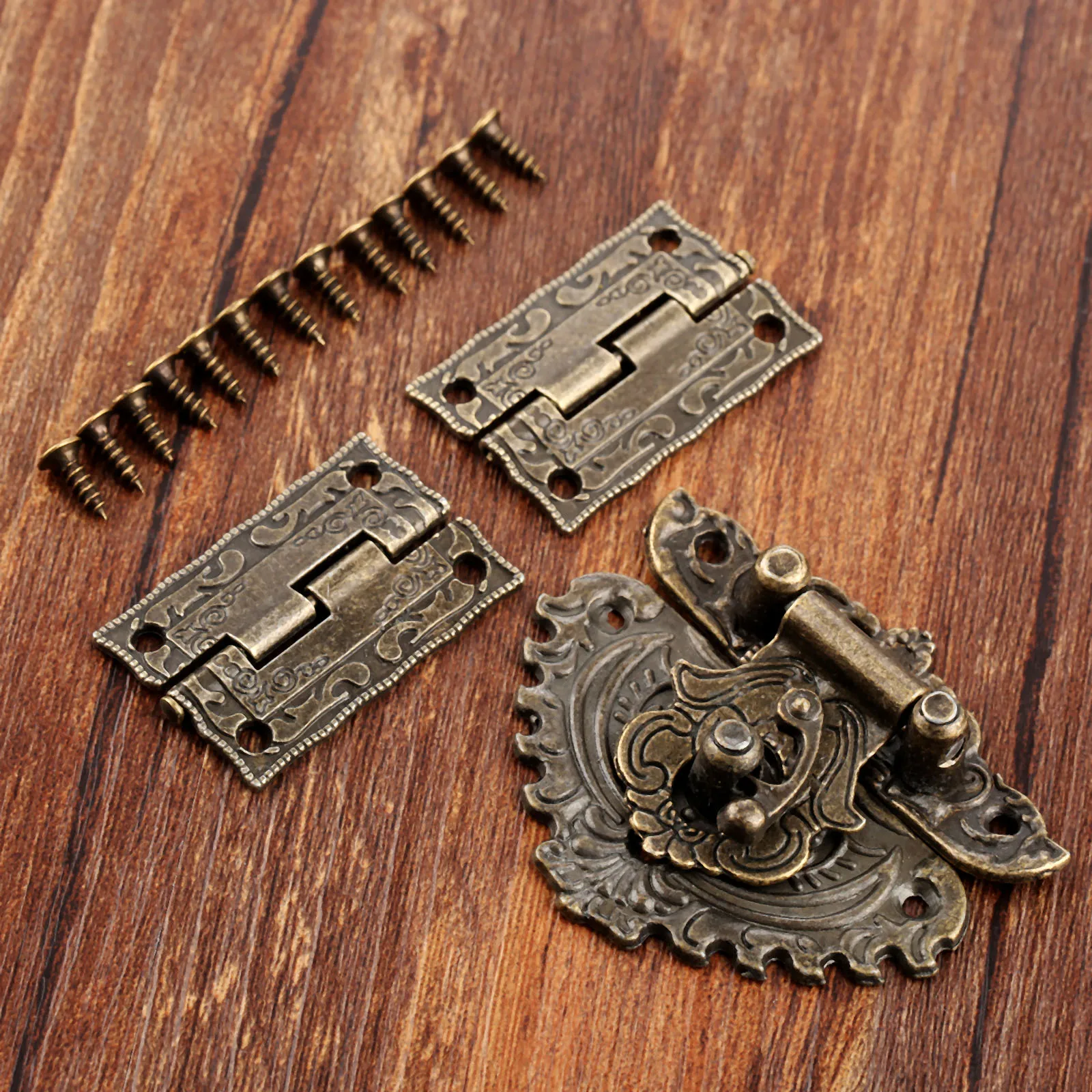 3 Cái/bộ Đồng Cổ Khóa Móc Gỗ H - đánh giá và giá Furniture Hardware Replacement Parts