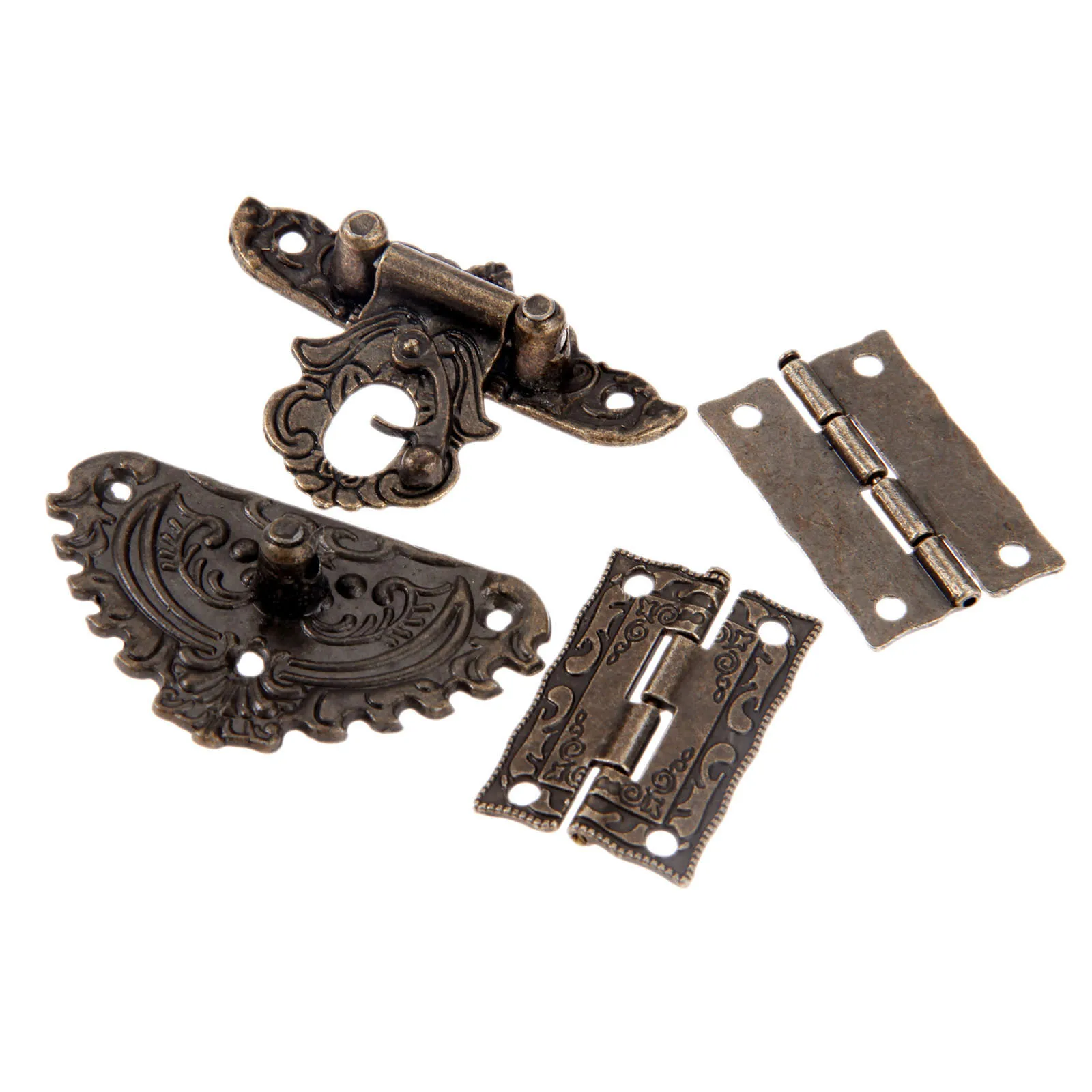 3 Cái/bộ Đồng Cổ Khóa Móc Gỗ H - đánh giá và giá Furniture Hardware Replacement Parts