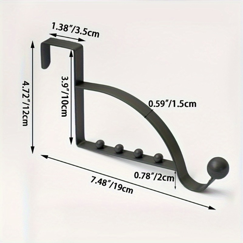 1PC Door Rear Hook Clothes Coa - đánh giá và giá Furniture Hardware Accessories