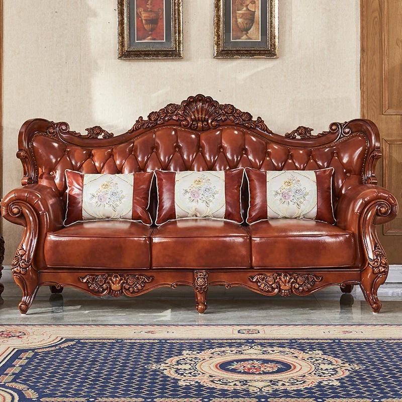 z French Style Sofa Luxury Lea - đánh giá và giá Z. A. Furniture