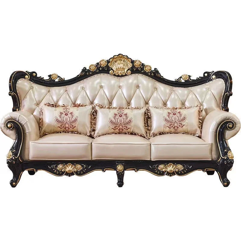 z French Style Sofa Luxury Lea - đánh giá và giá Z. A. Furniture