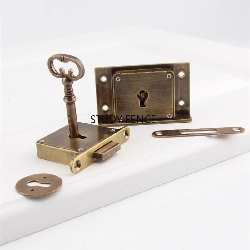 1PC Antique Metal Drawer Lock  - đánh giá và giá Furniture Hardware Accessories