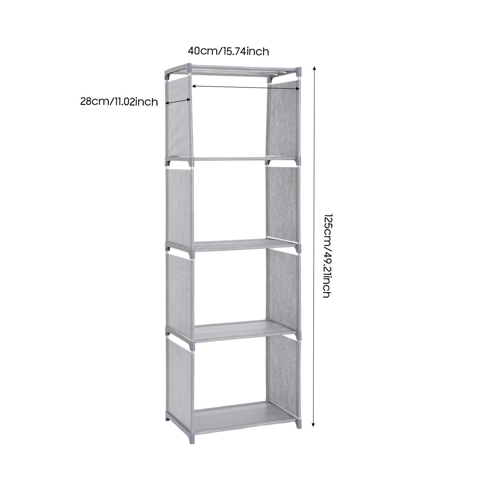 Vertical Open Bookshelf Rectan - đánh giá và giá Furniture Hardware Photos