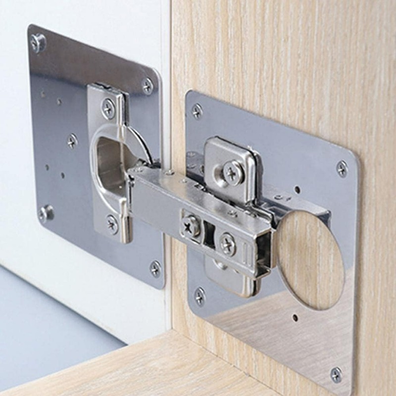 Cabinet Door Hinge Repair Plat - đánh giá và giá Furniture Hardware Replacement Parts