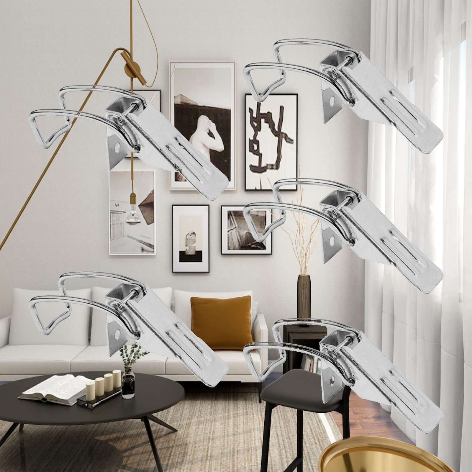 5x Latch Catch Hasp Metal Stur - đánh giá và giá Furniture Hardware Accessories