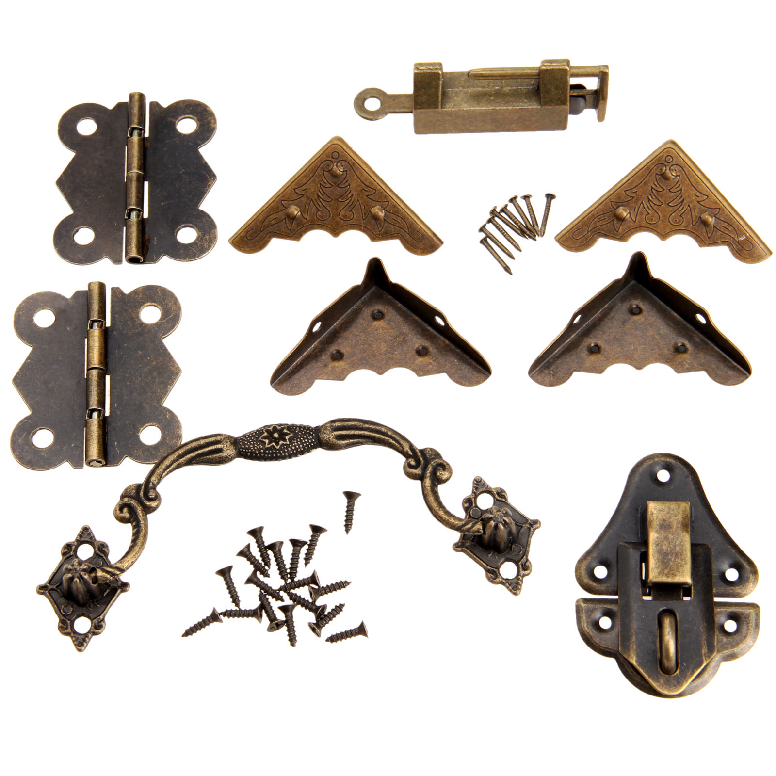 9 Cái/bộ Phụ Kiện Nội Thất Tru - đánh giá và giá Furniture Hardware Brass