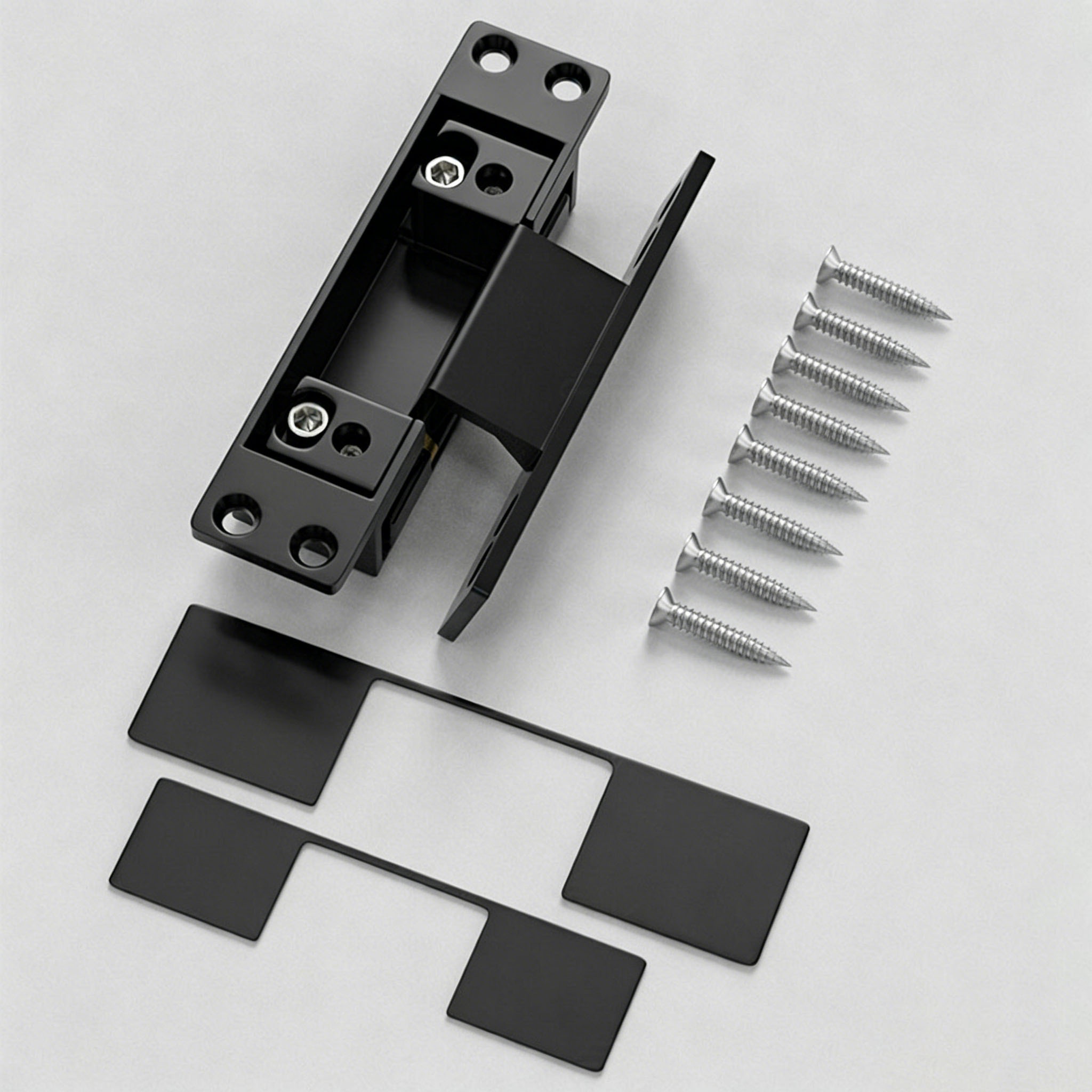 1Pcs Black Door Hinges Invisib - đánh giá và giá Furniture Hardware Replacement Parts