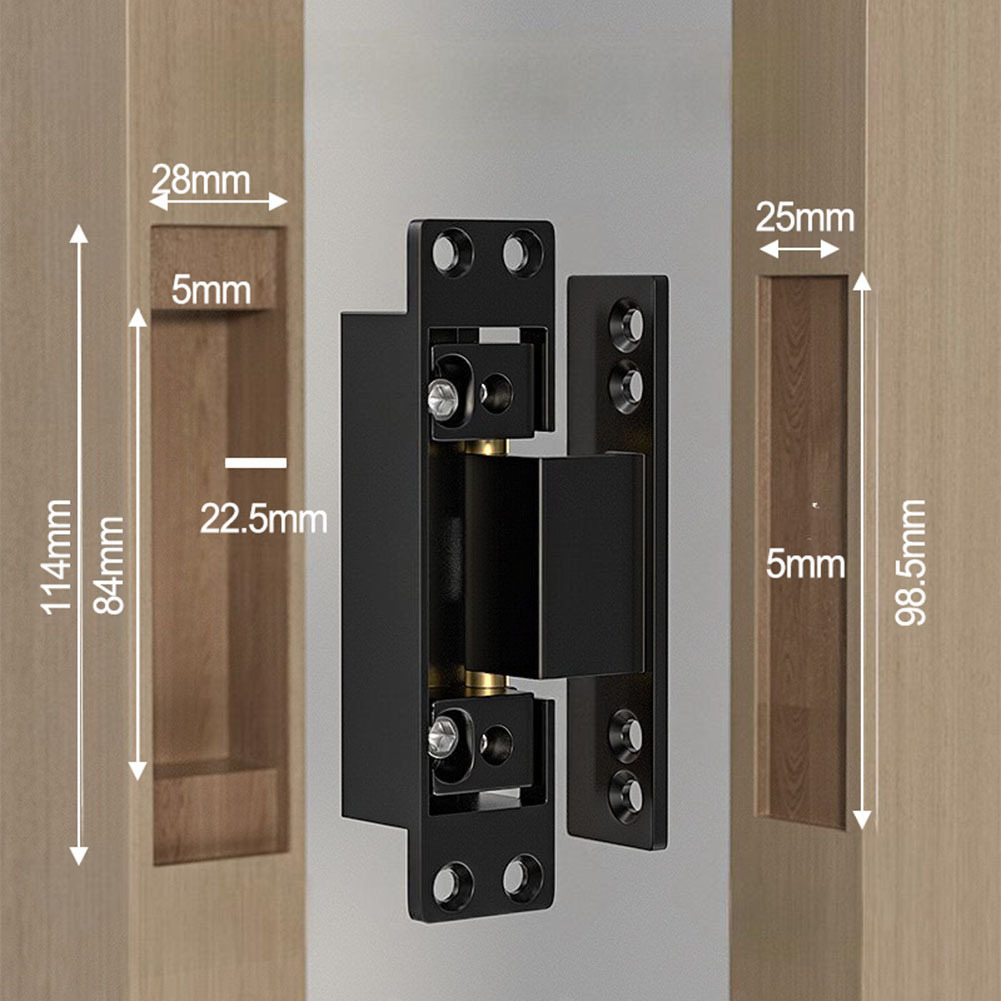 1Pcs Black Door Hinges Invisib - đánh giá và giá Furniture Hardware Replacement Parts