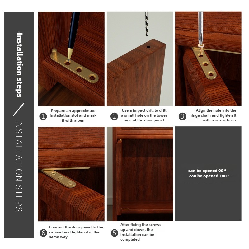 Pivot Hinge Copper 90/180 Degr - đánh giá và giá Furniture Hardware Brass