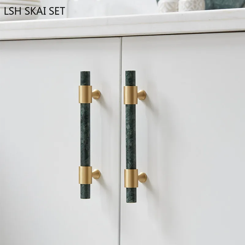 1Pc Marble Brass Handle Nordic - đánh giá và giá Furniture And Hardware Supplies